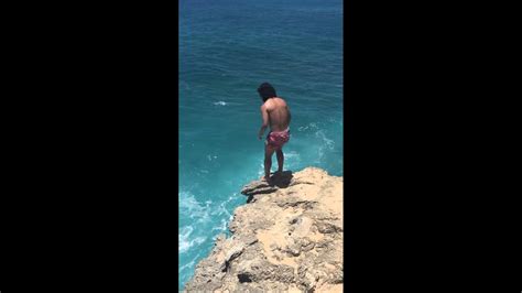 Shipwreck Beach Cliff Jump In Kauai Youtube