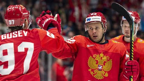 Eishockey Wm Im Torrausch Olympiasieger Russland Feiert Zweiten Sieg