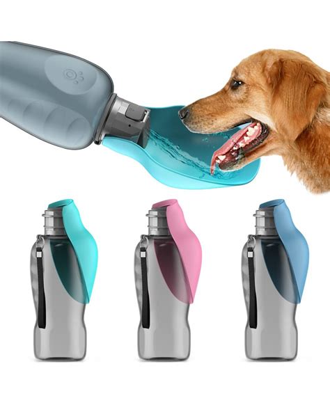 800ml Portable Dog Water Bottle For Big Dogs Pet Outdoor Travel Walking