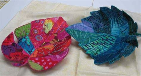 Molded Leaf Bowls Are So Easy To Make Quilting Digest