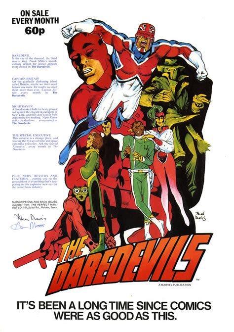 Marvel Comics Of The 1980s 1983 The Daredevils Marvel Uk