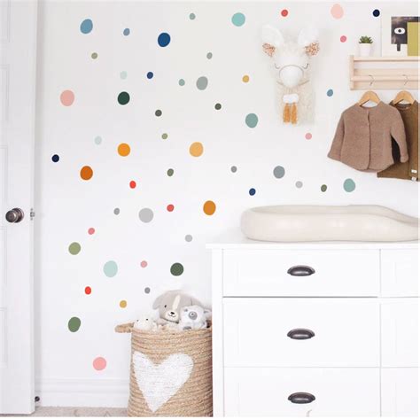 Nursery Decals Room Decals Vinyl Wall Decals Wall Stickers Polka