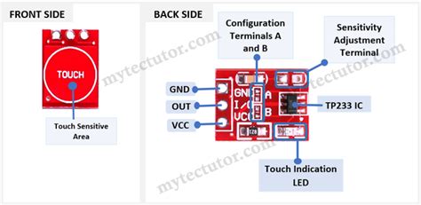 How To Use Ttp223 Capacitive Touch Sensor With Arduino Mytectutor