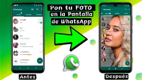 Así Pones Tu Foto En La Pantalla De Tu Whatsapp 2023 Youtube