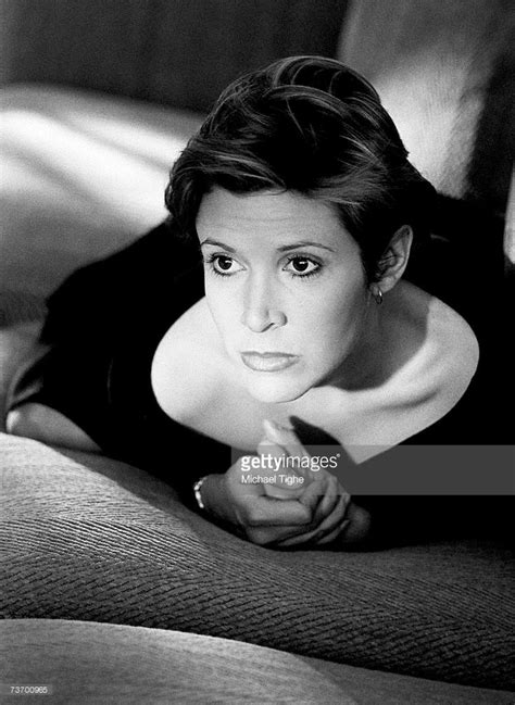Actress Carrie Fisher Poses For A Photoshoot In In New York