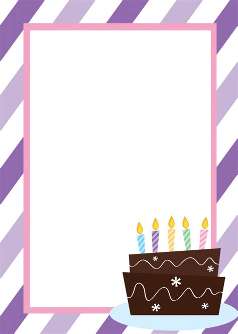 Get the word out with this party invitation flyer template. Free Printable Birthday Invitation Templates