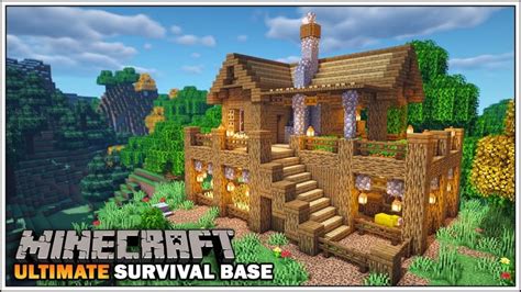 Ultimate Minecraft Starter Survival Base With Everything You Need To
