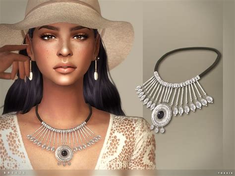 1 Colour Only Found In Tsr Category Sims 4 Female Necklaces Kids