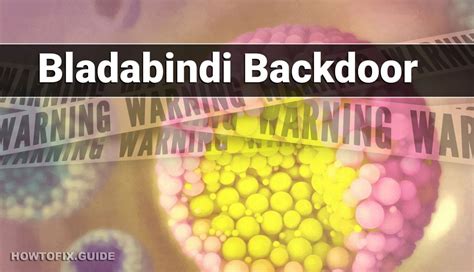 bladabindi backdoor how to remove virus — how to fix guide