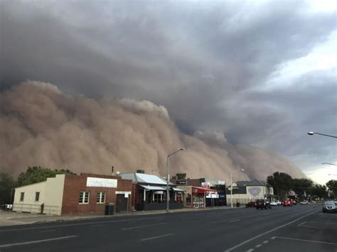 Australia Dust Storms Hail And Flash Floods Damage Homes Cut Power