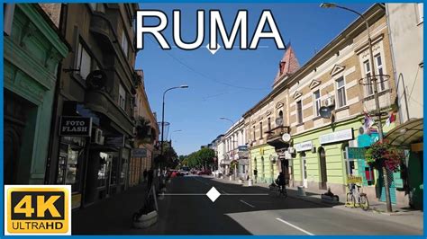 4k Ruma Serbia🇷🇸walking Tour Town Centre Youtube
