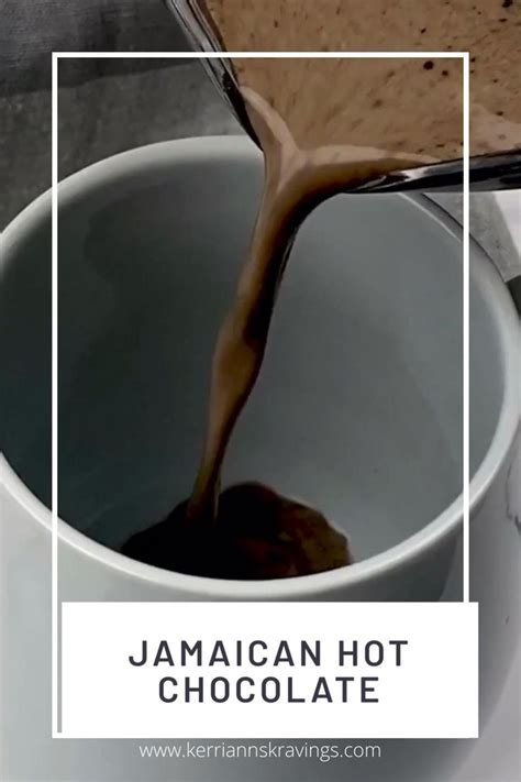 Jamaican Hot Chocolate [video] Cocoa Tea Hot Chocolate Chocolate Tea