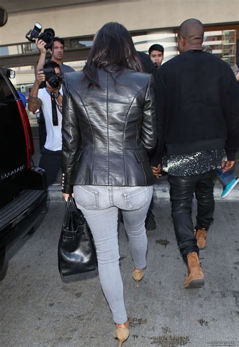Kim Kardashian In Tight Jeans At Lax 21 Gotceleb