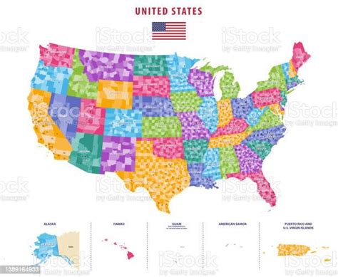 vetores de distritos congressionais dos estados unidos vetor alto mapa detalhado e mais imagens