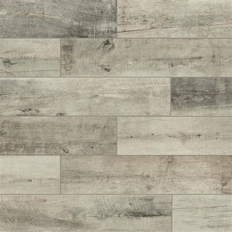 Florida Tile Home Collection Sunset Wood Light Grey 8 In X 36 In