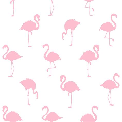 Esta Home Lovett Pink Flamingo Wallpaper