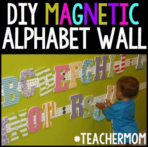 Diy Magnetic Letter Wall Letter Wall Magnetic Letters Lettering