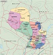 paraguay political map | Order and download paraguay political map