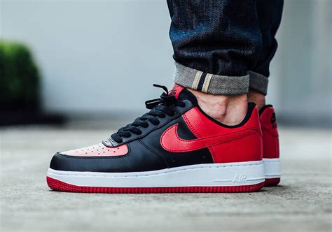 How The Nike Air Force 1 Low Bred Looks On Feet Sneakers Cartel