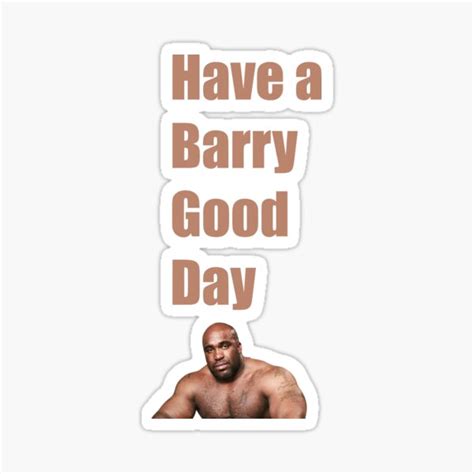 Barry Wood Meme Sticker For Sale By Andrew2024 Redbubble