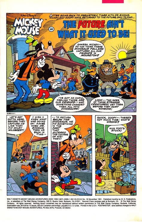 Read Online Mickey Mouse Adventures Comic Issue 18
