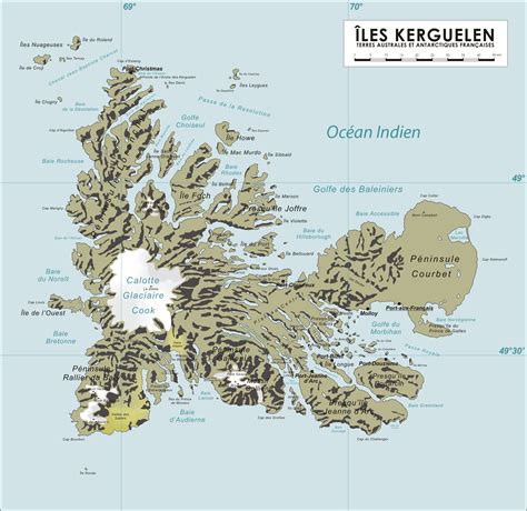 The Kerguelen Archipelago Part Of The French Southern Territories One