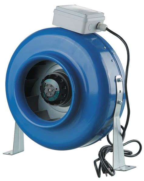 Metal Centrifugal In Line Ventilation Fan 8 Duct