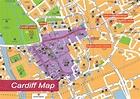 Large Cardiff Maps for Free Download and Print | High-Resolution and ...