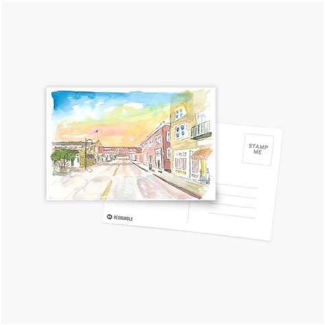Sunset On Cannery Row Monterey California Postcard By Artshop77