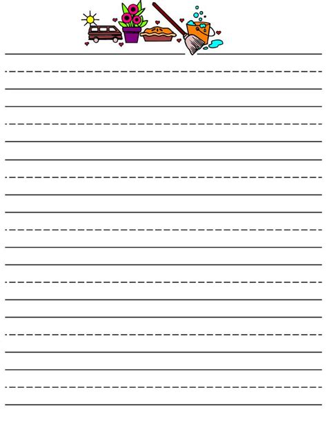 I find it easiest to drag and drop the image to my desktop, then print it from there. Free Printable Primary Writing Paper | Writing paper ...