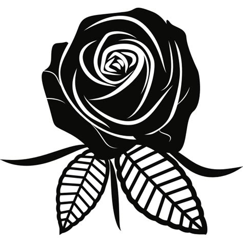 Rose Svg Cut File Silhouette