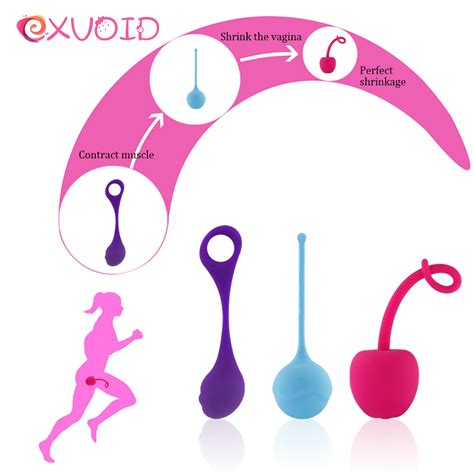 Exvoid Sex Toys For Women Smart Kegel Ball Silicone Ben Wa Ball Vaginal Tightening Trainer