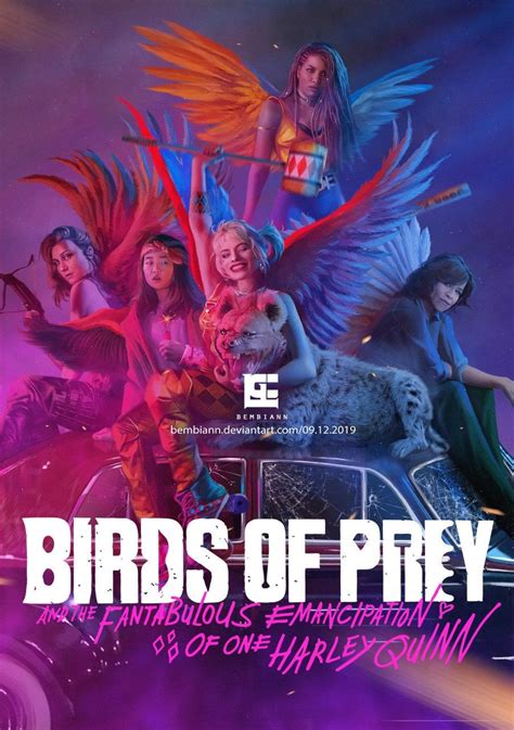 Fanart Birds Of Prey Poster By Bembiann Rdccinematic
