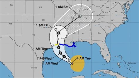 Tropical Storm Cindy Threatens Gulf Coast