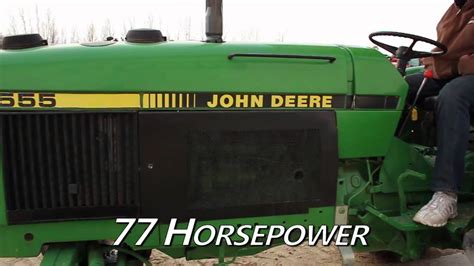 John Deere 2555 77 Hp 2 Remotes 3pt Tractor For Sale Youtube
