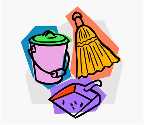 Dust Clipart Dust Pan Broom Broom And Dustpan Clipart Png Free