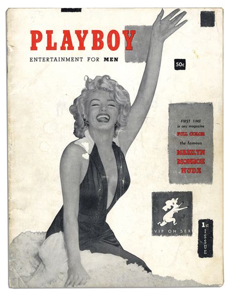 Lot Detail First Issue Of Playboy Magazine Featuring Marilyn
