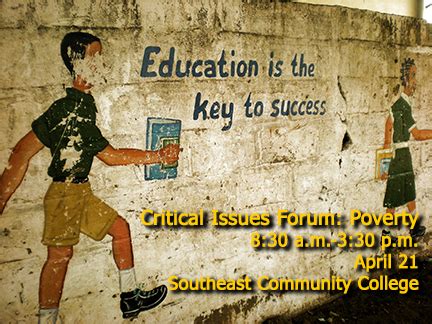 Critical Issues Forum Explores Poverty And Education Announce University Of Nebraska Lincoln