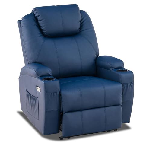 Mcombo Electric Power Recliner Chair With Massage And Heat 2 Positions