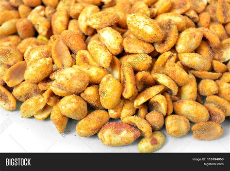Fried Peanut Isolated Image And Photo Free Trial Bigstock