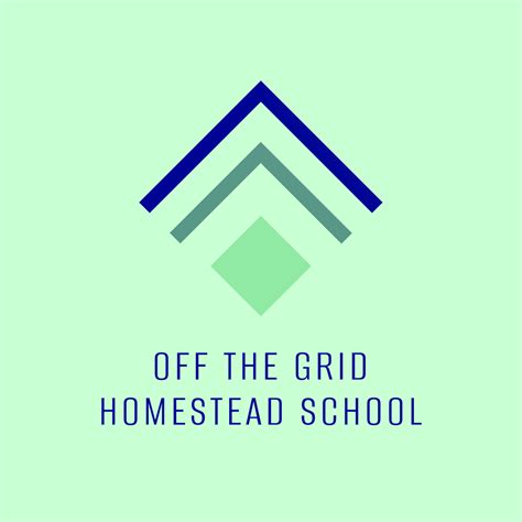 Off The Grid Homestead School Customizable Logo Template Shutterstock