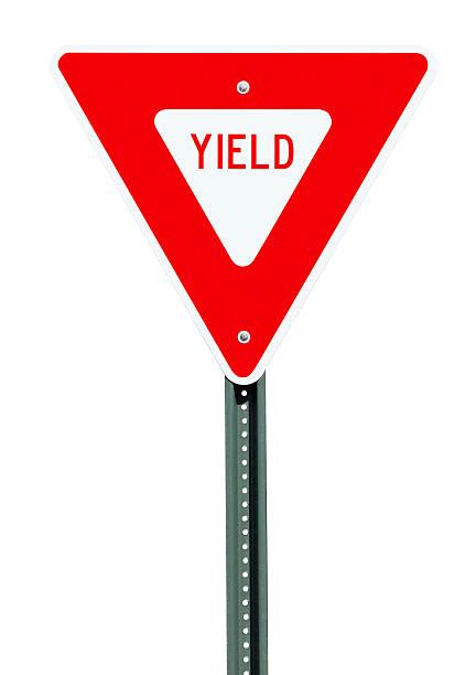 Yield Sign Stock Photos Pictures And Royalty Free Images Istock