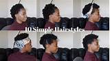 This video showcases 3 beautiful hairstyles that look great on shrunken type 4 natural hair as well as short and to me healthy natural hair is beautiful. 10 Super EASY & QUICK Short 4C Natural Hairstyles - YouTube