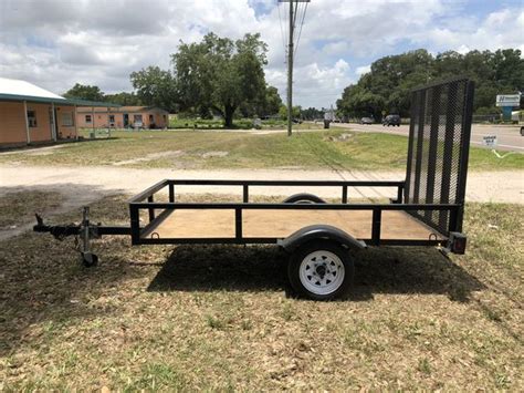 Solid 4x8 Utility Trailer For Sale In Lakeland Fl Offerup
