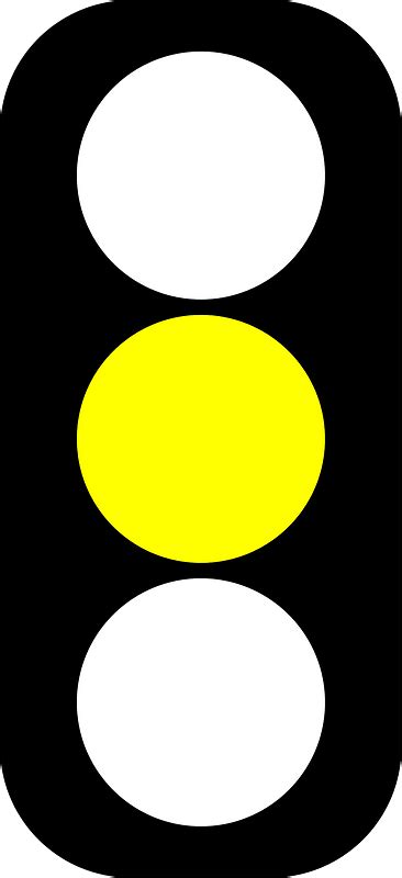 Yellow Traffic Light Clipart Free