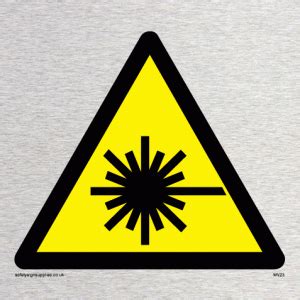 Laser Hazard Warning Symbol Only From Safety Sign Supplies