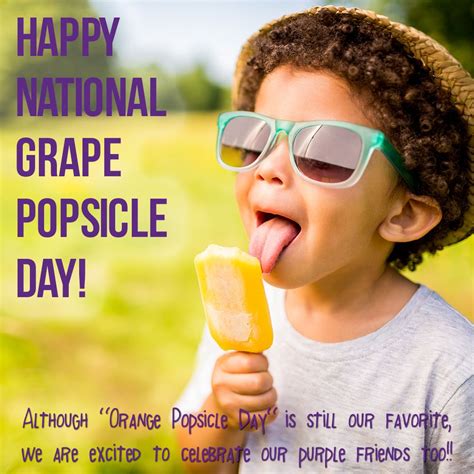 Happy Grape Popsicle Day May 27th Share The Popsicle Love With These