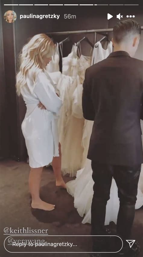 Paulina Gretzky Goes Wedding Dress Shopping With Vera Wang