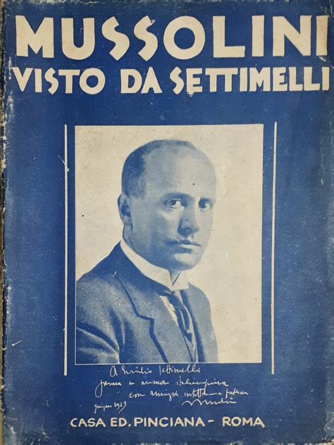 Mussolini Visto Da Settimelli Ed 1929 Barnebys