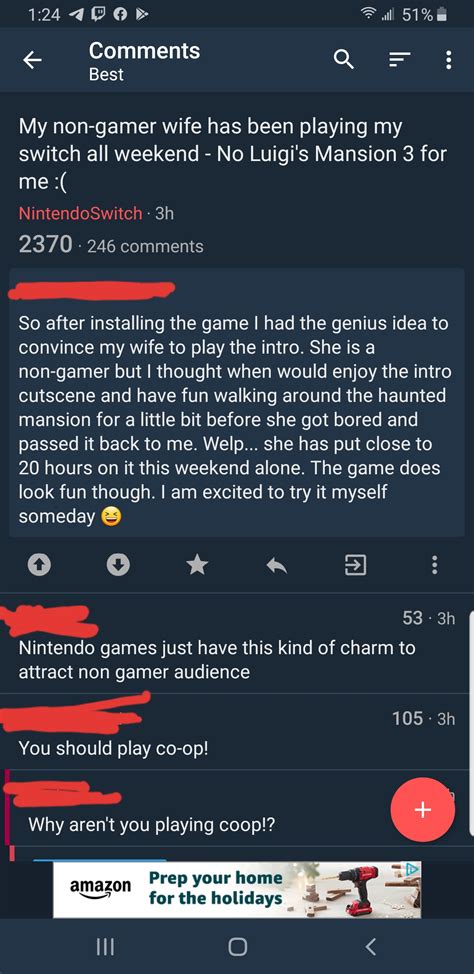 Non gamer, gamer wife out games gamer : gamerwife